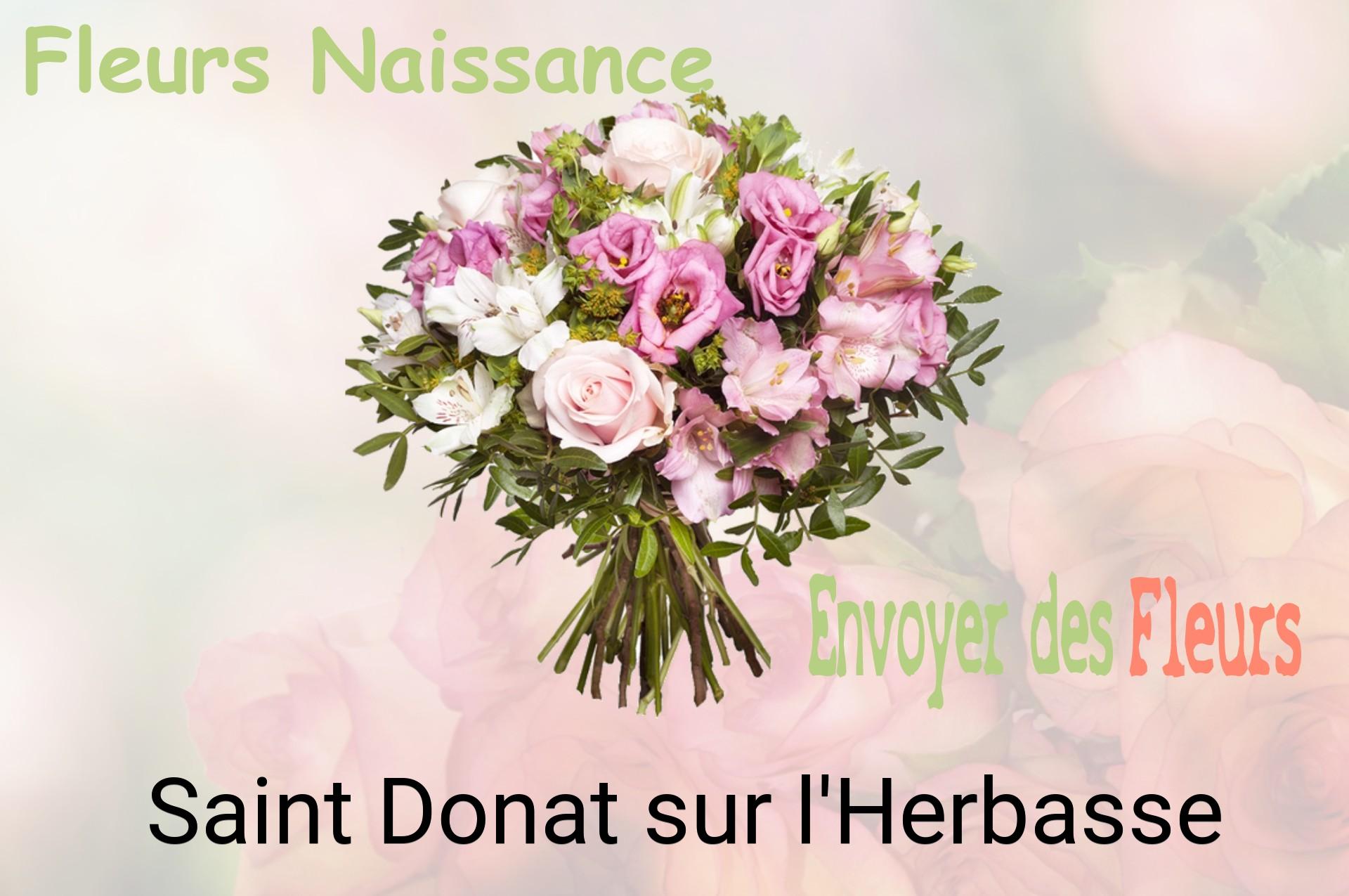 Bouquet de fleurs de naissance livré à Saint-Donat-sur-l'Herbasse